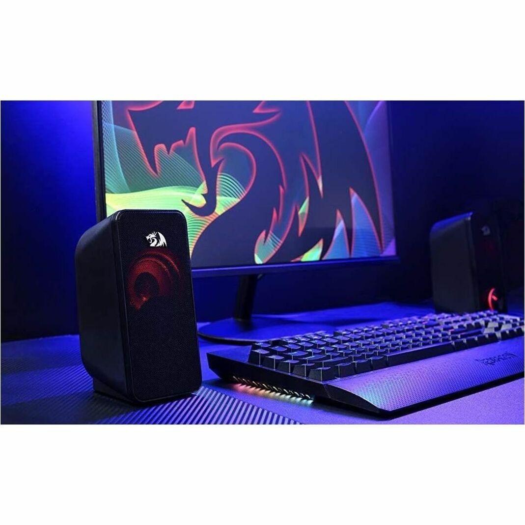 Redragon Stentor GS500 2.0 Speaker System - Desktop - USB - 2 Pack