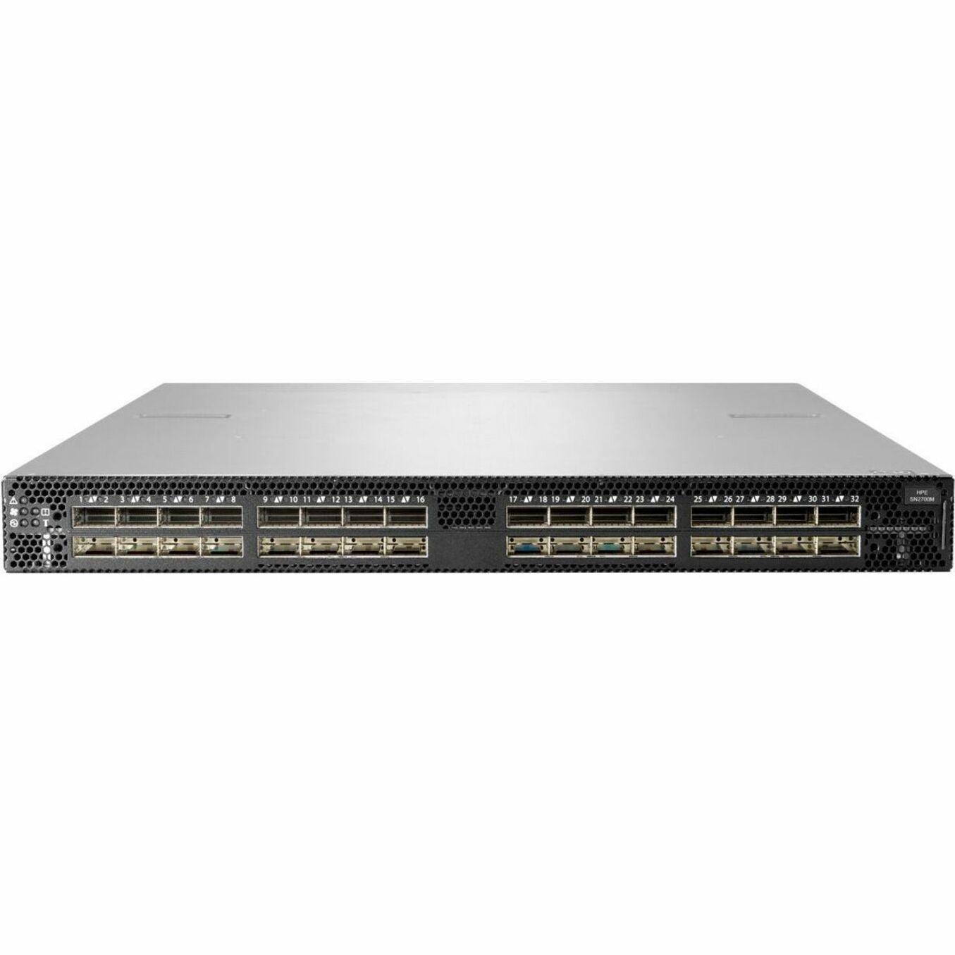 HPE Sourcing SN2700M 100GbE 32QSFP28 Switch (Q2F21A)