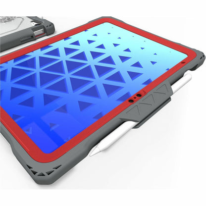MAXCases Shield Extreme-X2 for iPad 10 10.9 (2022) (Red Bezel-Gray Case) (APSXX2IP10RED)