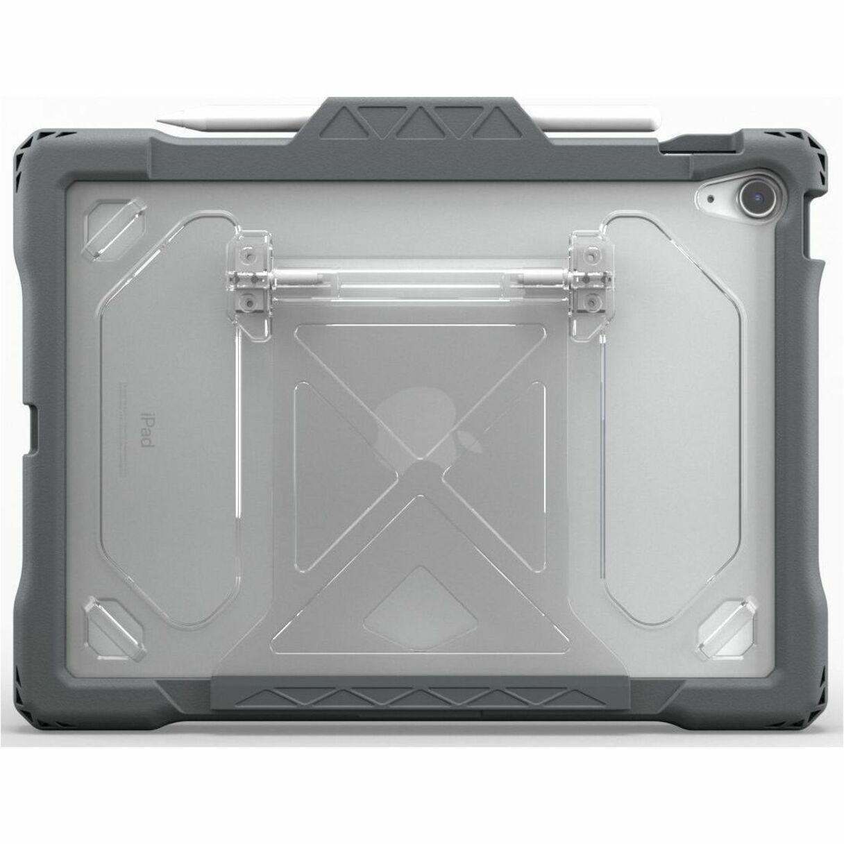 MAXCases Shield Extreme-X2 for iPad 10 10.9 (2022) (Red Bezel-Gray Case) (APSXX2IP10RED)