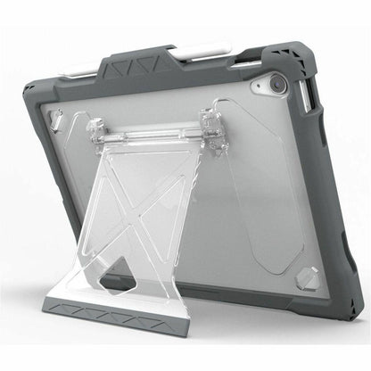 MAXCases Shield Extreme-X2 for iPad 10 10.9 (2022) (Red Bezel-Gray Case) (APSXX2IP10RED)