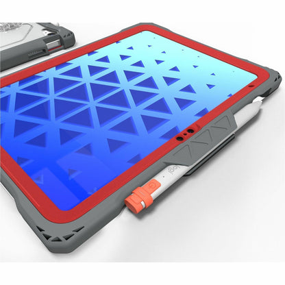 MAXCases Shield Extreme-X2 for iPad 10 10.9 (2022) (Red Bezel-Gray Case) (APSXX2IP10RED)