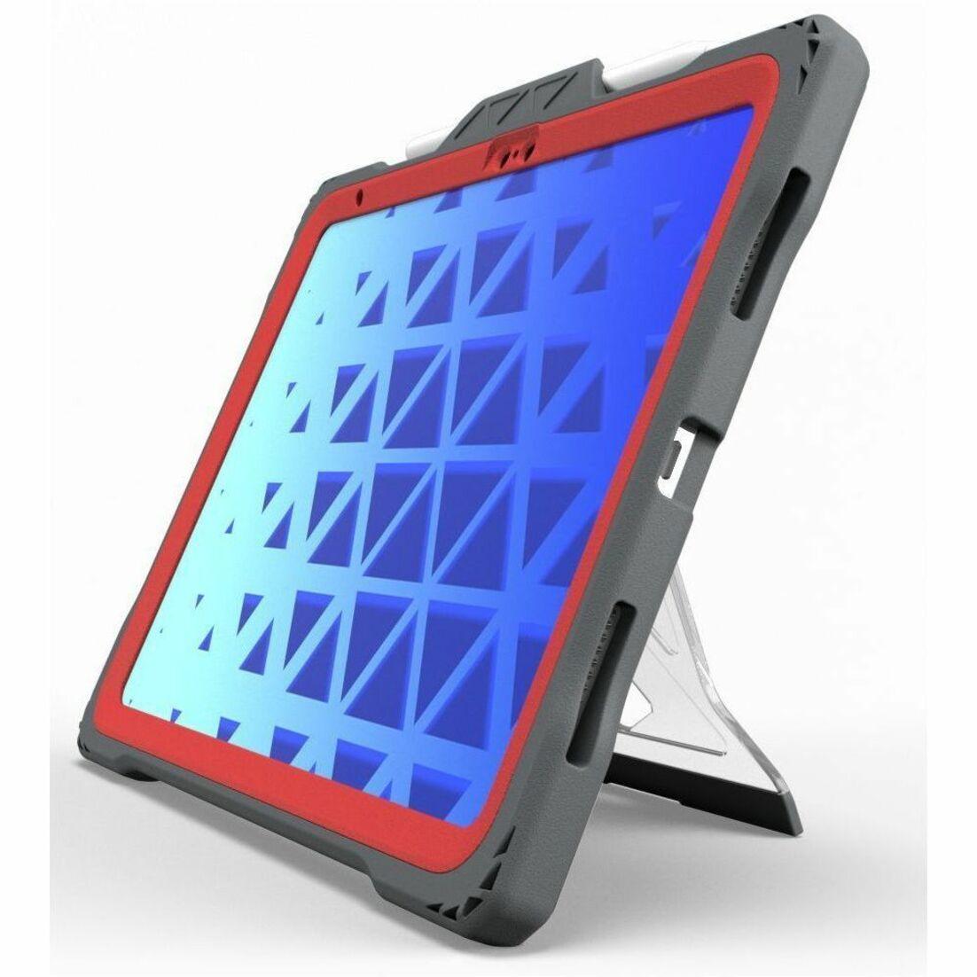 MAXCases Shield Extreme-X2 for iPad 10 10.9 (2022) (Red Bezel-Gray Case) (APSXX2IP10RED)