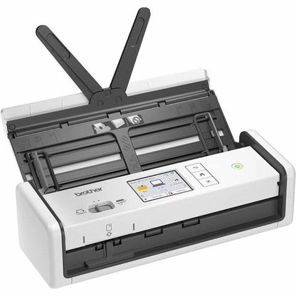 Versatility and productivity combine in the powerful Brother ADS-1800W Compact Desktop Scanner. Scan quickly and easily with wireless connectivity, 2.8" touchscreen and single-pass double-sided scanning. (ADS1800W)
