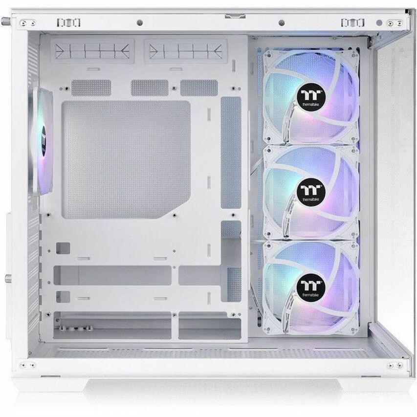 Thermaltake View 380 TG ARGB Snow Mid Tower Chassis (CA-1Z2-00M6WN-00)