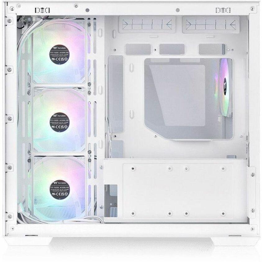 Thermaltake View 380 TG ARGB Snow Mid Tower Chassis (CA-1Z2-00M6WN-00)