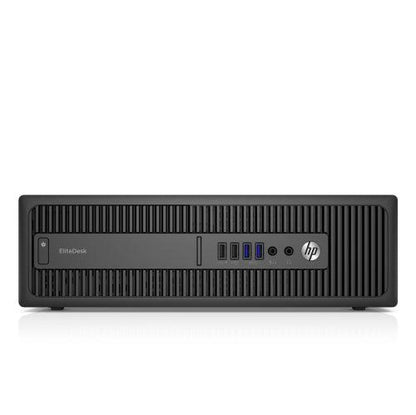 HP EliteDesk 800 G2 (SFF) Desktop | Intel Core i5-6500 @ 3.2GHz (6th Gen) Quad-Core | 8GB RAM, 256GB SSD, WiFi, Triple Monitor Support, 2x Display Port, VGA, DVD-RW, 1Gb Ethernet | Win 10 Pro x64 - 1 Year Warranty