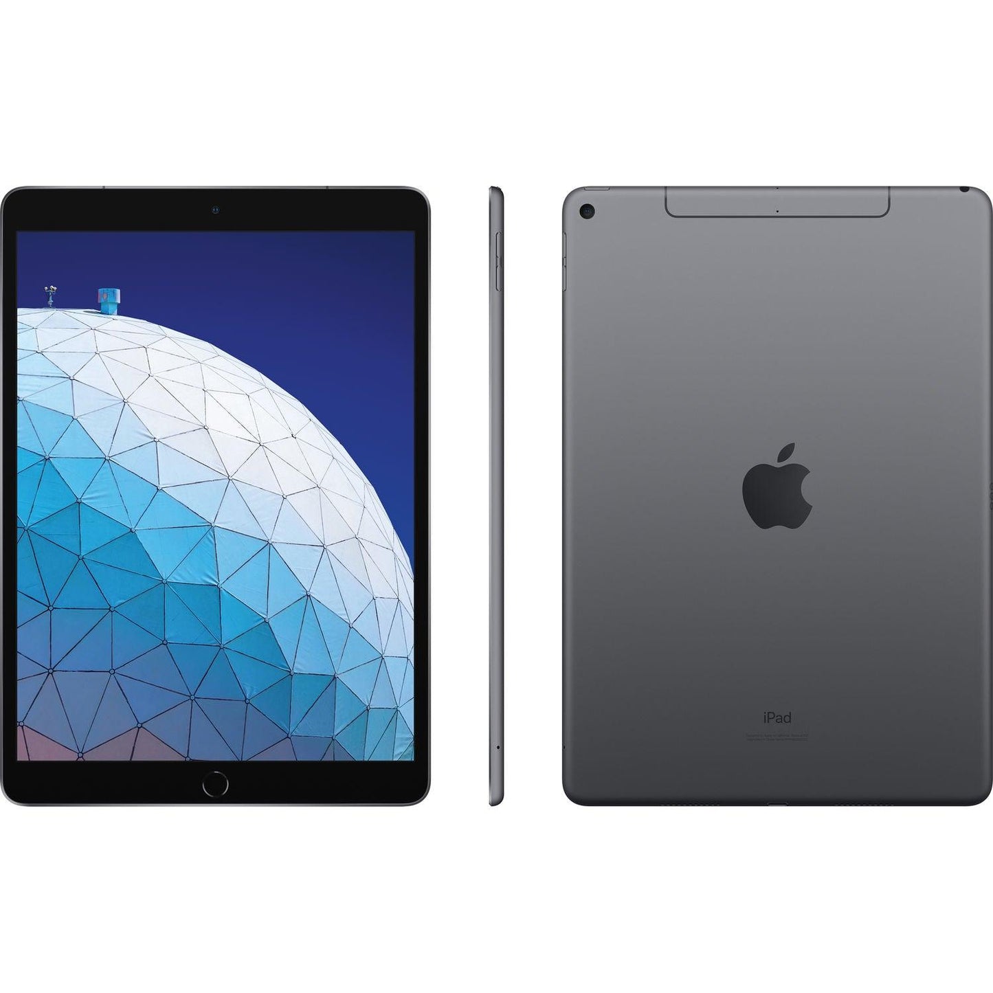 Apple iPad Air 3 (3rd Generation) 10.5" Tablet Touchscreen 256GB (WiFi + 4G LTE Cellular) / A2153 / MacOS Space Gray - Warranty