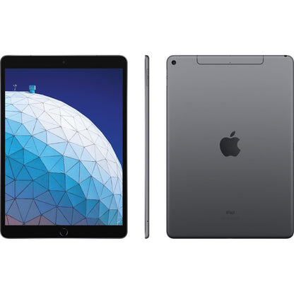 Apple iPad Air 3 (3rd Generation) 10.5" Tablet Touchscreen 256GB (WiFi + 4G LTE Cellular) / A2153 / MacOS Space Gray - Warranty