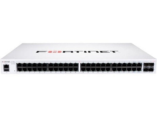 Fortinet FortiSwitch FS-148F-FPOE 48-Port PoE+ 740W Gigabit Ethernet Switch