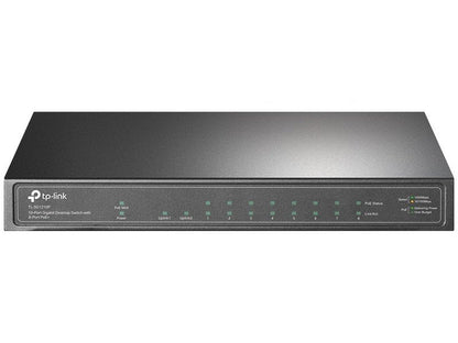 TP-Link TL-SG1210P 8-Port PoE+ 63W Gigabit Desktop Switch with 1-Port RJ45 and 1 SFP Slots