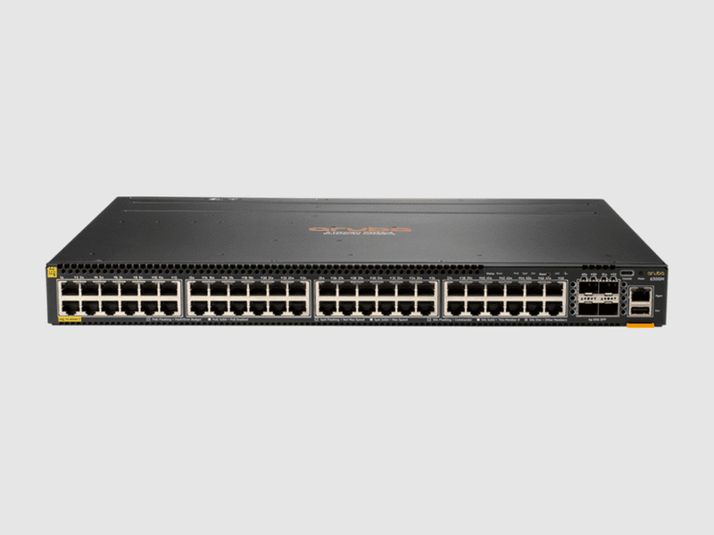 HPE Aruba 6300M 48-Port 1GbE 4x50G SFP56 POE+ 1440W Manageable Gigabit Switch