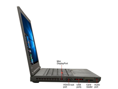 Lenovo ThinkPad T540p Business Workstation | 15.6" FHD (1080p), Intel Core i7-4600M @ 2.90GHz (4th Gen) 16GB RAM, 1TB (1000GB) SSD, Full Size Key + NumPad , Webcam, DisplayPort, DVDRW | Windows 10 Pro x64, Grade A (Certified Refurbished) - 1 Year Warranty