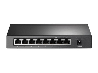 TP-Link TL-SF1008P 4-Port PoE+ 66W 10/100Mbps Desktop Switch with 4-Port RJ45