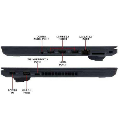 Lenovo ThinkPad T470 Ultrabook 14'' FHD (1920x1080p) | Intel Core i7-7500U up to 3.5GHz (7th Gen), 32GB DDR4 RAM, 512GB NVMe M.2 SSD (PCIe), HDMI, Thunderbolt, Windows 10 Pro | Grade A (Certified Refurbished), 1 Year Warranty
