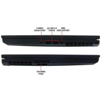 Lenovo ThinkPad P50 Mobile Workstation, 15.6" IPS FHD (1080p)  | Intel Quad Core i7-6700HQ @ 3.5Ghz (6th Gen), 32GB DDR4 RAM, 512GB (NVMe) SSD, NVIDIA Quadro 2GB Graphics, Bluetooth, HDMI - Windows 10, Grade A+ (Certified Refurbished ) - 1 Year Warranty