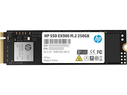 HP EX900 250GB PCIe3.0x4 SSD M.2 SSD 3D NAND Flash [2YY43AA#]