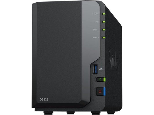 Synology DiskStation DS223 Quad-Core 2GB 2 Bays NAS