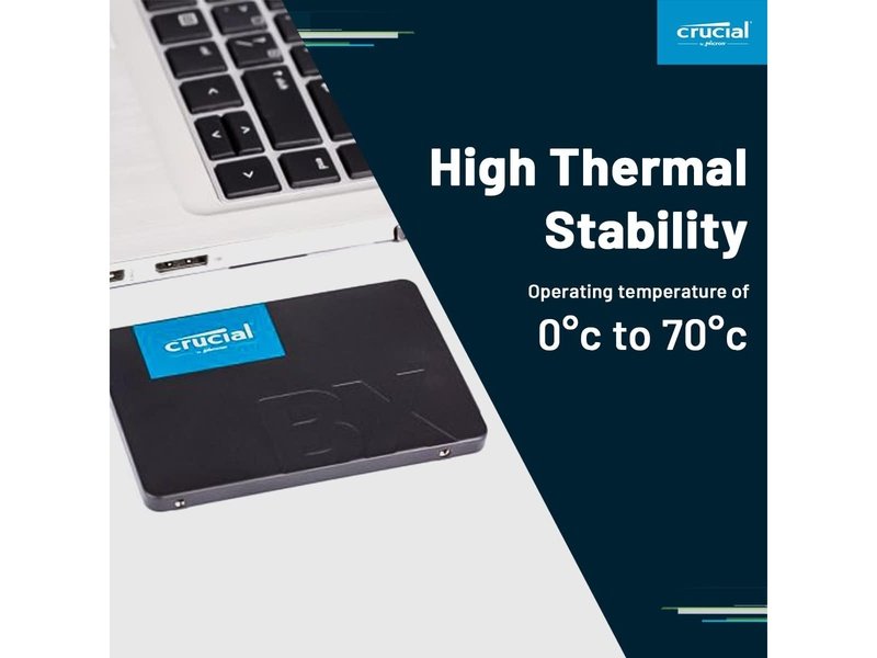 Crucial BX500 500GB SATA 2.5" 3D NAND SSD - CT500BX500SSD1