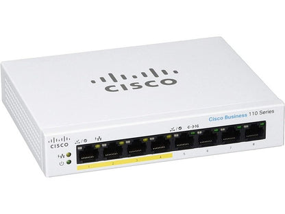 Cisco CBS110-8PP-D-AU CBS110 8-Port Ethernet Switch with 4-Port PoE 32W