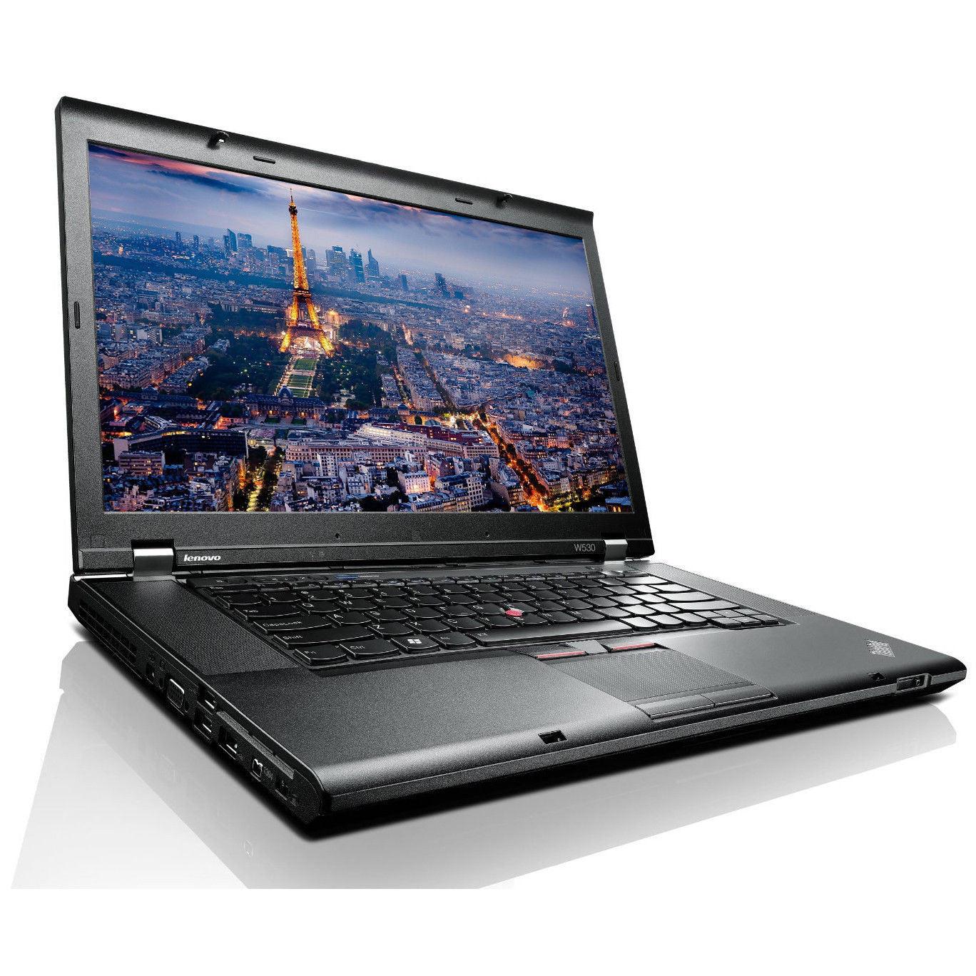 Lenovo ThinkPad T530 Laptop 15.6" HD+ LED | Intel Core i7-3520M @ 2.90GHz, 3.60Ghz Boost, 8GB RAM, 256GB SSD, Intel HD Graphics 4000, WEBCAM, USB 3.0 + DisplayPort - Windows 10 Pro x64, Grade A+ (Certified Refurbished ) - 1 Year Warranty