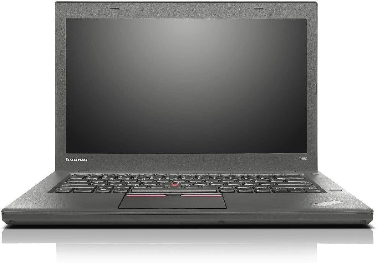 Lenovo ThinkPad T450 Ultrabook 14" HD+ | Intel Core i5-5300U @ 2.90 GHz (5th Gen), 256GB SSD, 8GB RAM, , VGA, DisplayPort, 1Gb Ethernet, Bluetooth, Windows 10 Pro x64 | Grade A (Certified Refurbished) - 1 Year Warranty