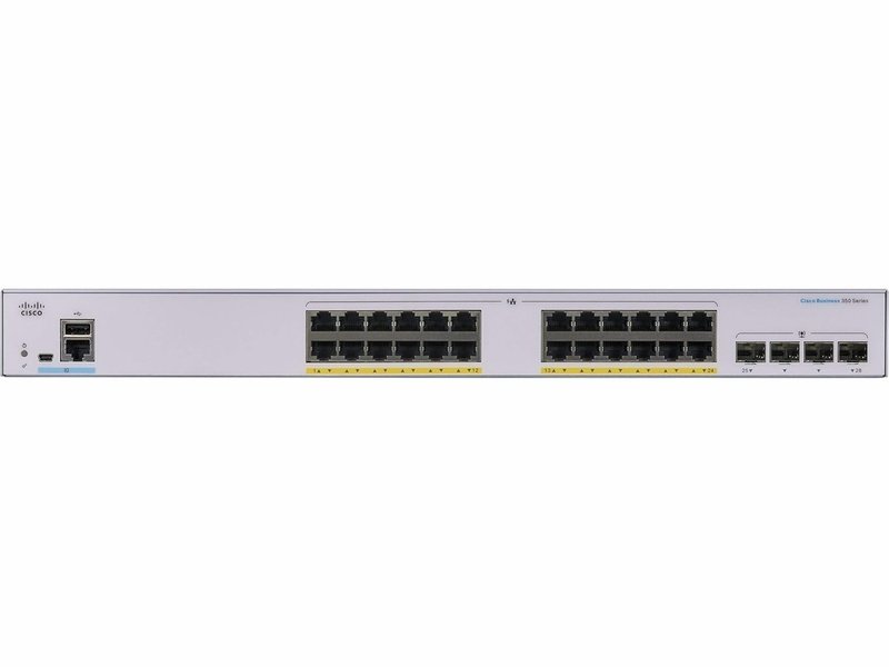Cisco CBS350-24P-4G-AU CBS350 24-Port PoE+ 195W Managed Switch w/ 4x1G SFP