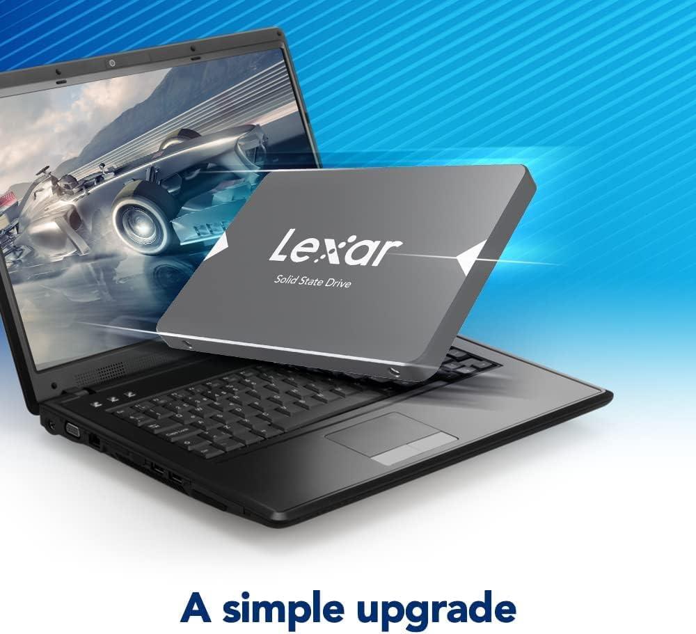 Lexar NS100 2.5” SATA III (6GB/S) 256GB Solid-State Drive Internal Laptop PC Hard Drive, SATA III 2.5" Internal SSD  , New