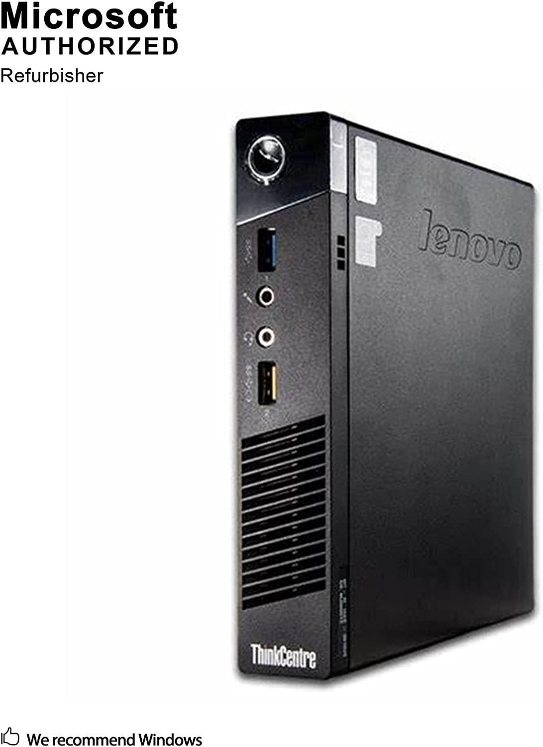 Lenovo ThinkCentre M93P Tiny Mini Desktop PC | Intel Core i5-4590T (Quad-Core) up to 3.6GHz (4th Gen) | 16GB RAM, 256GB SSD, WIFI, Keyboard and Mouse, Windows 10 Pro, VGA + DP, Gigabit Ethernet  - 1 Year Warranty