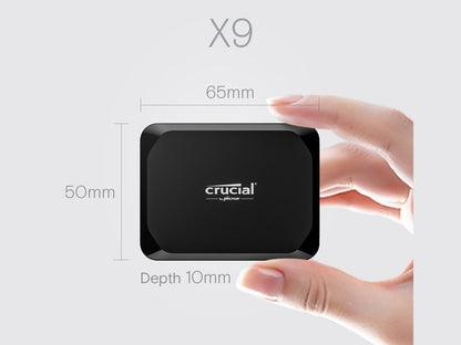 Crucial X9 4TB External Portable SSD - CT4000X9SSD9
