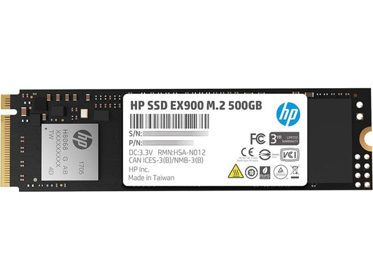 HP EX900 500GB PCIe3.0x4 SSD M.2 SSD 3D NAND Flash [2YY44AA#]
