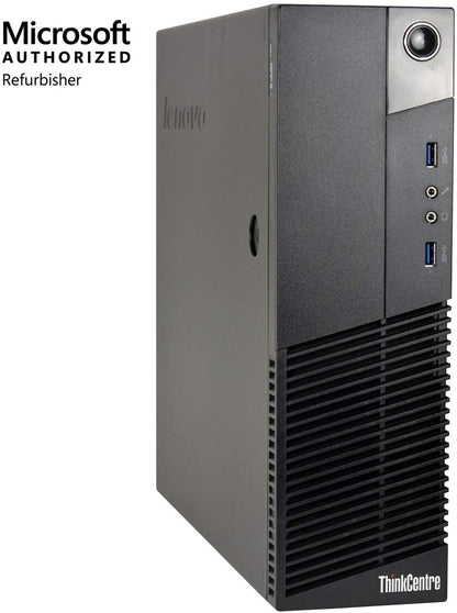 Lenovo ThinkCentre M93P (SFF) / Intel Quad Core i5-4570 (4th Gen) @ 3.6GHz / 8GB DDR3 RAM / 128GB SSD (Solid State Drive) / Wi-Fi, Keyboard & Mouse / USB 3.0 / VGA / DP / Gigabit Ethernet / Windows 10 Pro - 1 Year Warranty - Small Form Factor Desktop