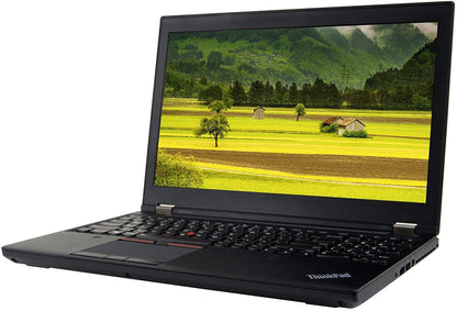 Lenovo ThinkPad P50 Mobile Workstation, 15.6" IPS FHD (1080p)  | Intel Quad Core i7-6700HQ @ 3.5Ghz (6th Gen), 32GB DDR4 RAM, 512GB (NVMe) SSD, NVIDIA Quadro 2GB Graphics, Bluetooth, HDMI - Windows 10, Grade A+ (Certified Refurbished ) - 1 Year Warranty