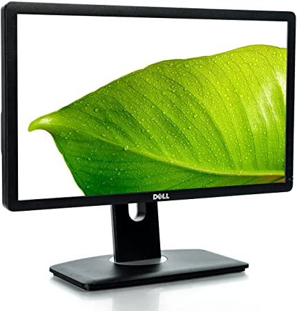 Dell 20” Monitor | Professional P2012H 20-Inch Monitor with LED Screen - D-Sub (VGA), DVI, Monitor Black - Certified Refurbished (Grade A) - 90 Days Warranty