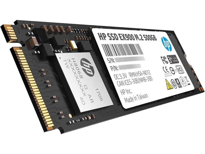 HP EX900 500GB PCIe3.0x4 SSD M.2 SSD 3D NAND Flash [2YY44AA#]