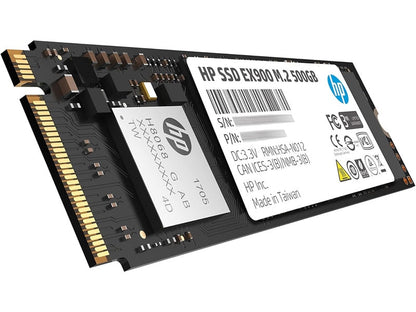 HP EX900 500GB PCIe3.0x4 SSD M.2 SSD 3D NAND Flash [2YY44AA#]