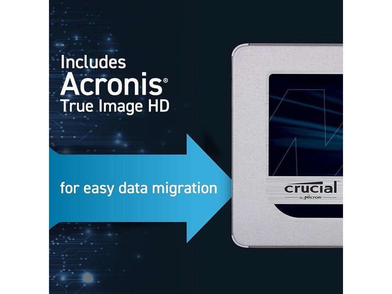 Crucial MX500 1TB 2.5" 3D NAND SATA III SSD CT1000MX500SSD1