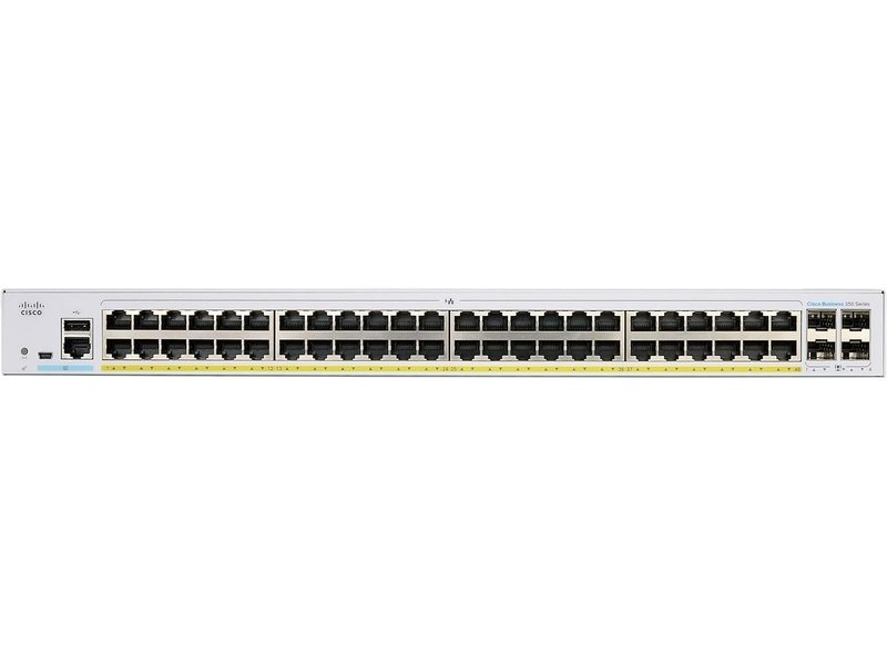 Cisco CBS350-48FP-4G-AU CBS350 48-Port PoE+ Managed Switch w/ 4SFP