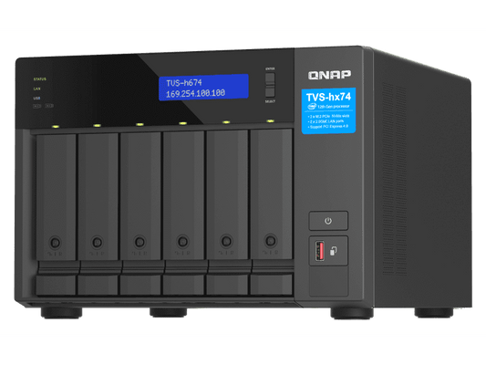 QNAP 6 bays QuTS hero NAS - Diskless