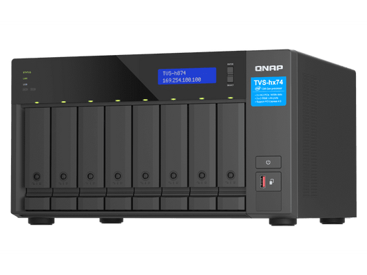 QNAP 8 Bays QuTS hero NAS - Diskless