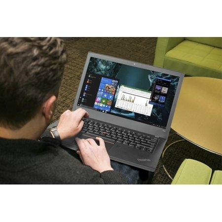 Lenovo ThinkPad T480 | 14" IPS FHD (1080p) Business Laptop | Intel Core i7-8550U (up to 4.0GHz) Quad-Core (8th Gen), 16GB RAM, 512GB NVMe SSD - Windows 11 - Intel® UHD 620, USB-C (Thunderbolt), HDMI - Certified Refurbished (Grade A) - 1 Year Warranty