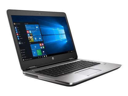 HP ProBook 640 G2 Notebook PC Laptop 14" HD (720p) | Intel Core i5-6300U @ 3.00GHz (6th Gen), 8GB RAM, 256GB NVMe M.2 SSD, Intel HD 520 Graphics, Bluetooth, DisplayPort, Windows 10 Pro x64 | Grade A (Certified Refurbished) 1 Year Warranty