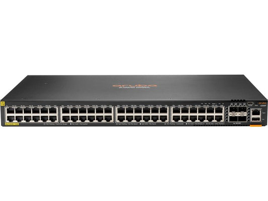 HPE JL728A Aruba 6200F 48-Port PoE+ 740W Manageable Gigabit Switch w/  4x10G SFP+