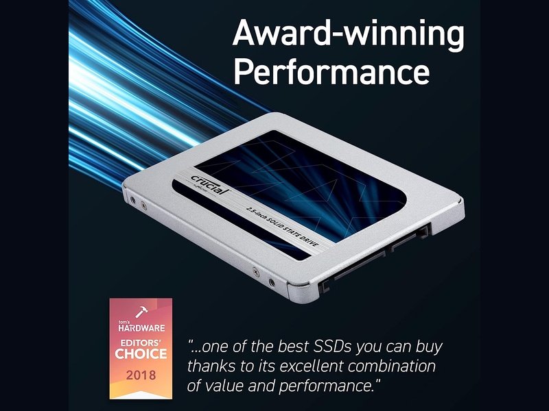 Crucial MX500 2TB 2.5" 3D NAND SATA III SSD - CT2000MX500SSD1