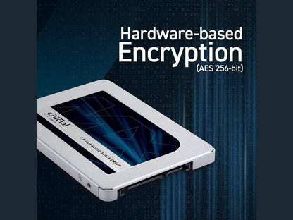 Crucial MX500 500GB 2.5" 3D NAND SATA III SSD - CT500MX500SSD1