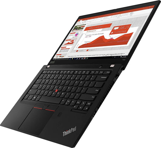 Lenovo ThinkPad T490s Laptop | 14" FHD IPS (1080p) | Intel Core i7-8665U (up to 4.6GHz) Quad-Core (8th Gen), 32GB RAM, 1TB (1000GB) NVMe SSD - Windows 11 Pro - Intel® UHD 620, USB-C (Thunderbolt), HDMI - Certified Refurbished (Grade A) - 1 Year Warranty