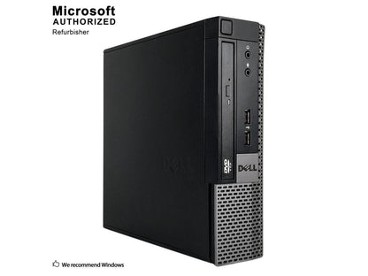 Dell OptiPlex 9020 (USFF) / Intel Quad-Core i5 4590S @ 3.70 GHz / 8GB DDR3 / 128GB SSD / HDMI / DVD-RW / USB WIFI / DisplayPort / VGA / Windows 10 Professional 64 Bit / 1 Year Warranty / Ultra Small Form Factor Desktop PC