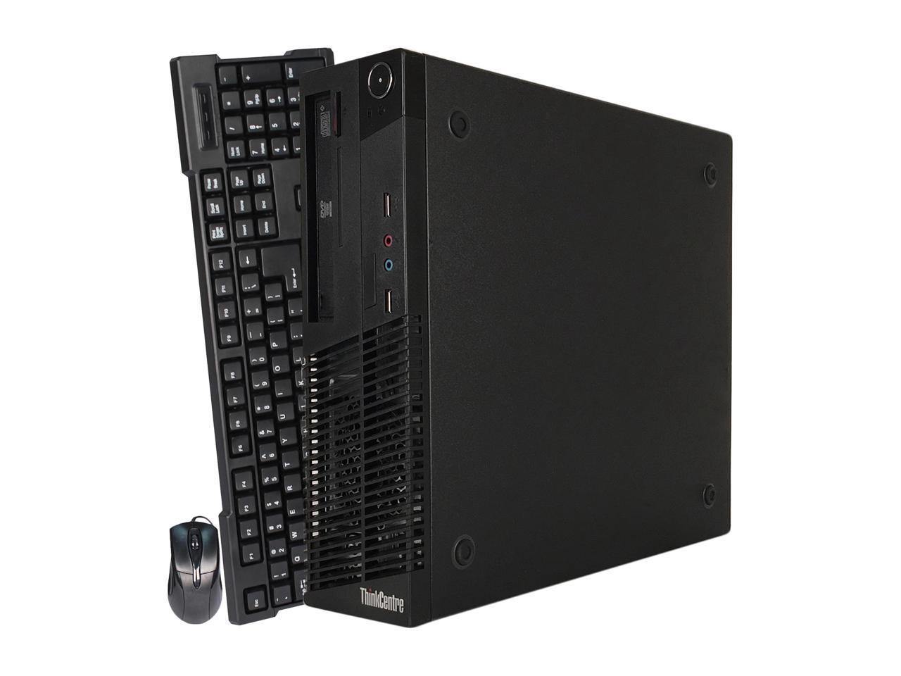 Lenovo ThinkCentre M93P (SFF) & Lenovo ThinkVision 22" (FHD) Monitor - COMBO - Intel Core i5-4570 Quad Core @ 3.6GHz (4th Gen) / 16GB RAM / 256GB SSD / Wi-Fi, Key & Mouse, USB 3.0, VGA, DisplayPort, 1Gb Eth, Win 10 Pro - 1 Year Warranty