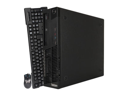 Lenovo ThinkCentre M93P (SFF) & Lenovo ThinkVision 22" (FHD) Monitor - COMBO - Intel Core i5-4570 Quad Core @ 3.6GHz (4th Gen) / 16GB RAM / 256GB SSD / Wi-Fi, Key & Mouse, USB 3.0, VGA, DisplayPort, 1Gb Eth, Win 10 Pro - 1 Year Warranty