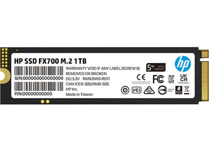 HP FX700 1TB PCIe Gen 4x4 M.2 NVMe 2.0 SSD [8U2N3AA#]